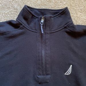 NAUTICA Quarter Zip Pull Over With Hand Pockets